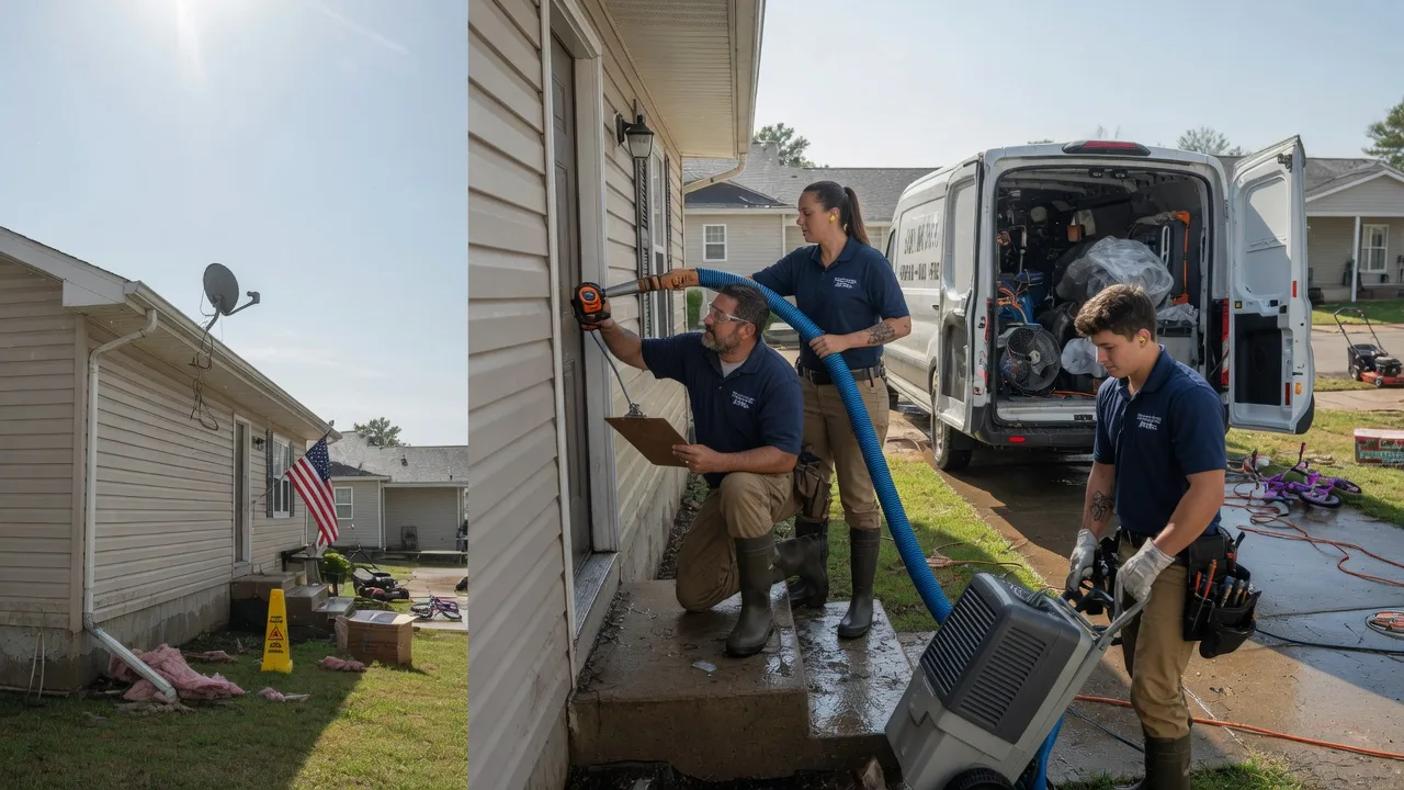 Ceiling Water Damage Restoration in Lucerne, IN near me